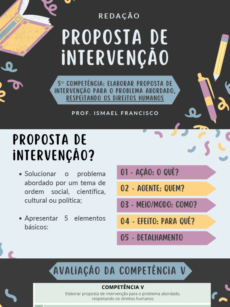5 Elementos da Proposta de Intervenção | PDF