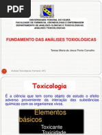 1fundamentos análise toxicológica - 2011