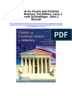 Test Bank For Courts and Criminal Justice in America 3rd Edition Larry J Siegel Frank Schmalleger John L Worrall