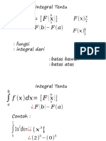 Integral Tentu