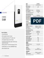 Inverter Datasheet Inverter - Hybrid - SNV-GH5041 - 07-2021