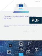 Ciberseguridad de La Inteligencia Artificial en La Ley de IA