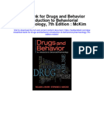 Test Bank For Drugs and Behavior Introduction To Behaviorial Pharmacology 7th Edition Mckim