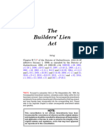 B7-1 The Builders Lien Act