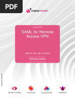 CP SAML For Remote Access VPN Release Notes