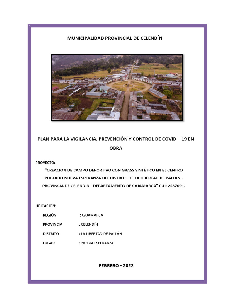 Plan para La Vigilancia, Prevención y Control Del Covid-19 | PDF ...