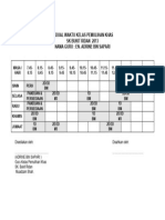 Jadual Pemulihan Adrine 2013