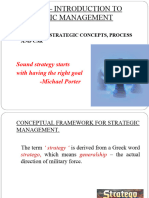 MODULE 1 - Strategic Concepts, Process & CSR