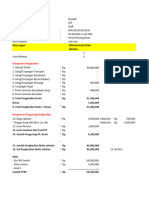 Perhitungan Pajak PPH 21 WP P