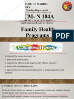 Family Health Programs pt1