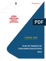 Plan de Trabajo Oficial 2022 - Comisión de Concursos Educativos