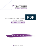 Catalogue Conditions Tarifaires Particuliers 1111VF