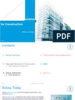 Construction Applications of Solvay Specialty Polymers - Customer