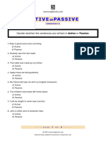 Active or Passive Exercise 1