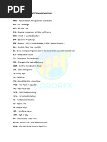 Ict Smart Money Concepts Abbreviations