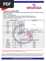LM9 Aluminium Alloy Composition and Properties | PDF | Heat Treating ...