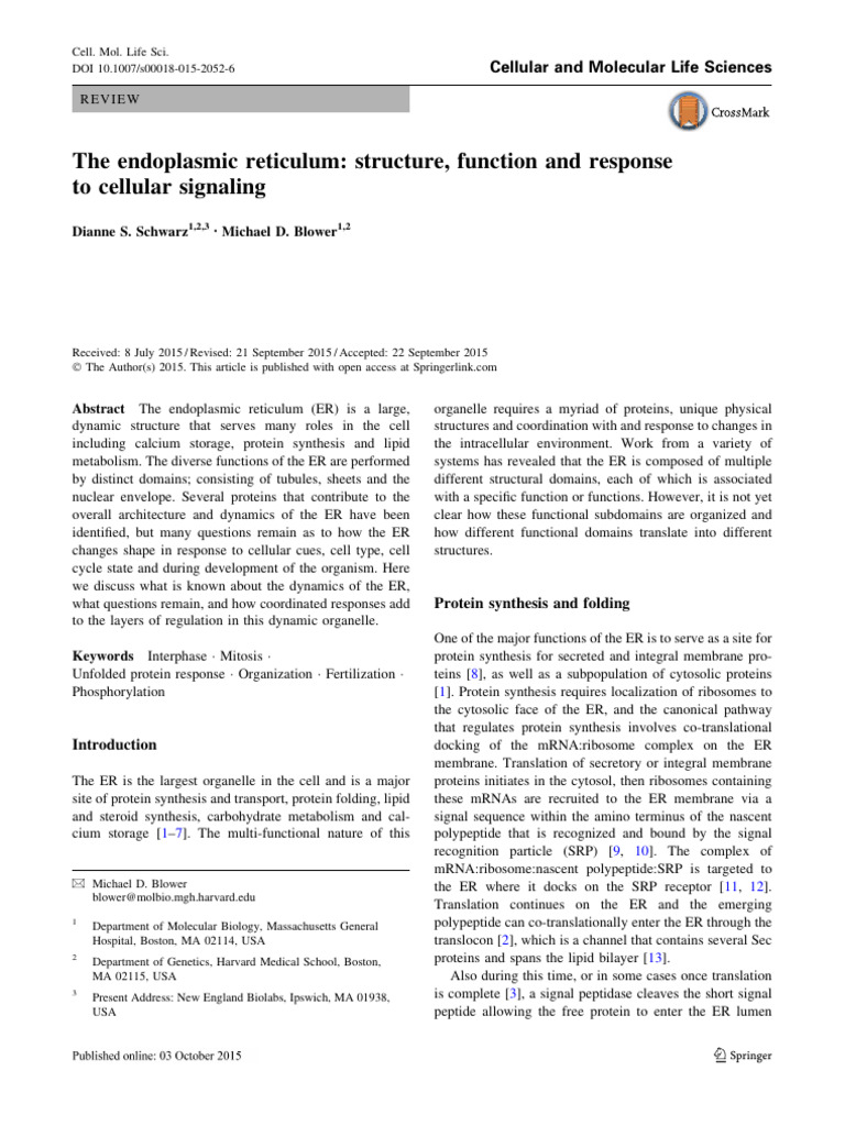 Er and Signalling | PDF