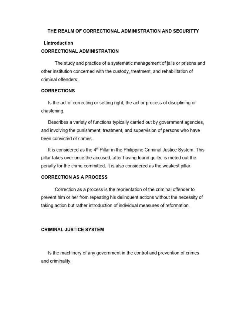 Correctional Administration Guide | PDF | Parole | Probation