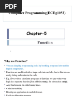 Chapter 5 - Function