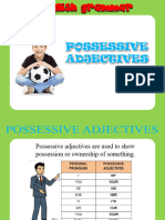 Unit 14-Possessive Adjectives