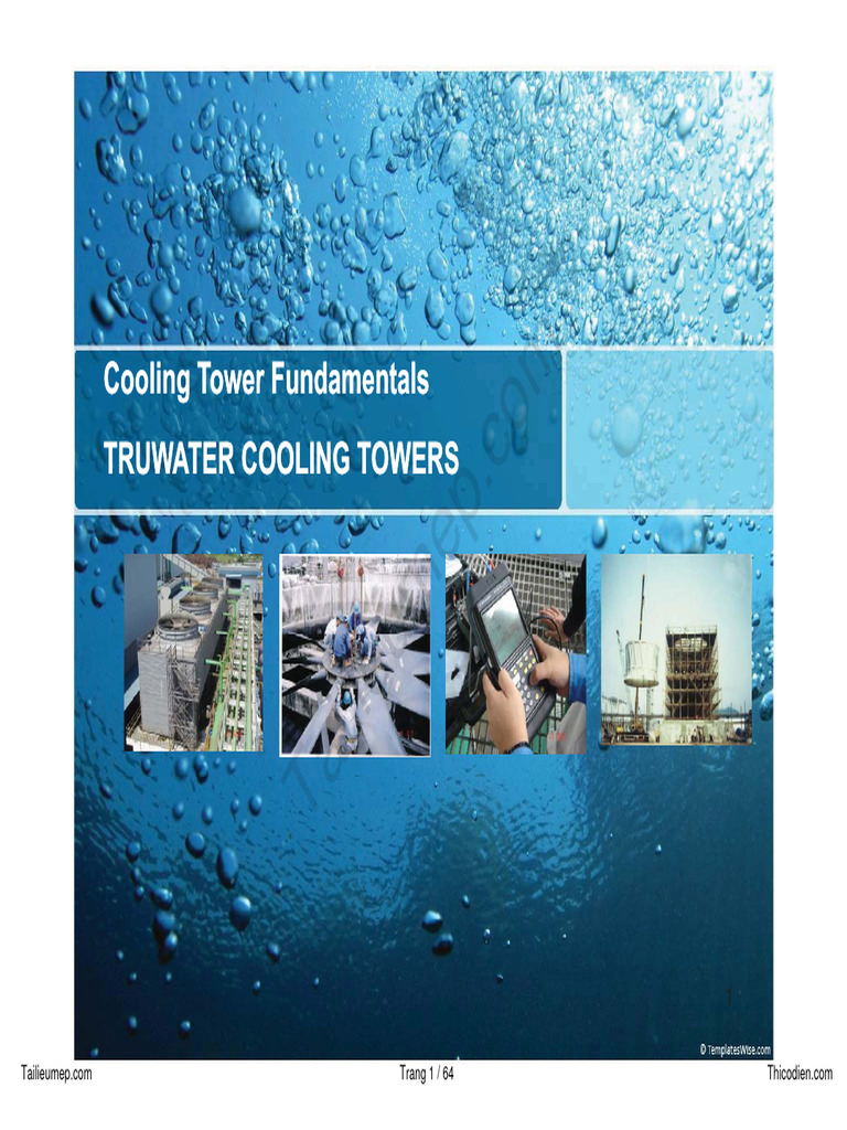 Cooling Tower Fundamentals Overview | PDF | Heat Exchanger | Applied ...