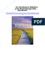 Test Bank For Introductory Statistics Exploring The World Through Data 0321891937