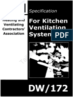 DW 172 Specification For Kitchen Ventilation Systems