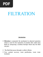 Filtration