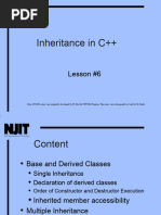 Inheritance in C++