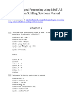 Digital Signal Processing Using Matlab 3rd Edition Schilling Solutions Manual