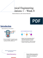 Chemical Engineering Calculations 1 - Week 8-1