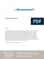 Fukuyama What is GovernanceB