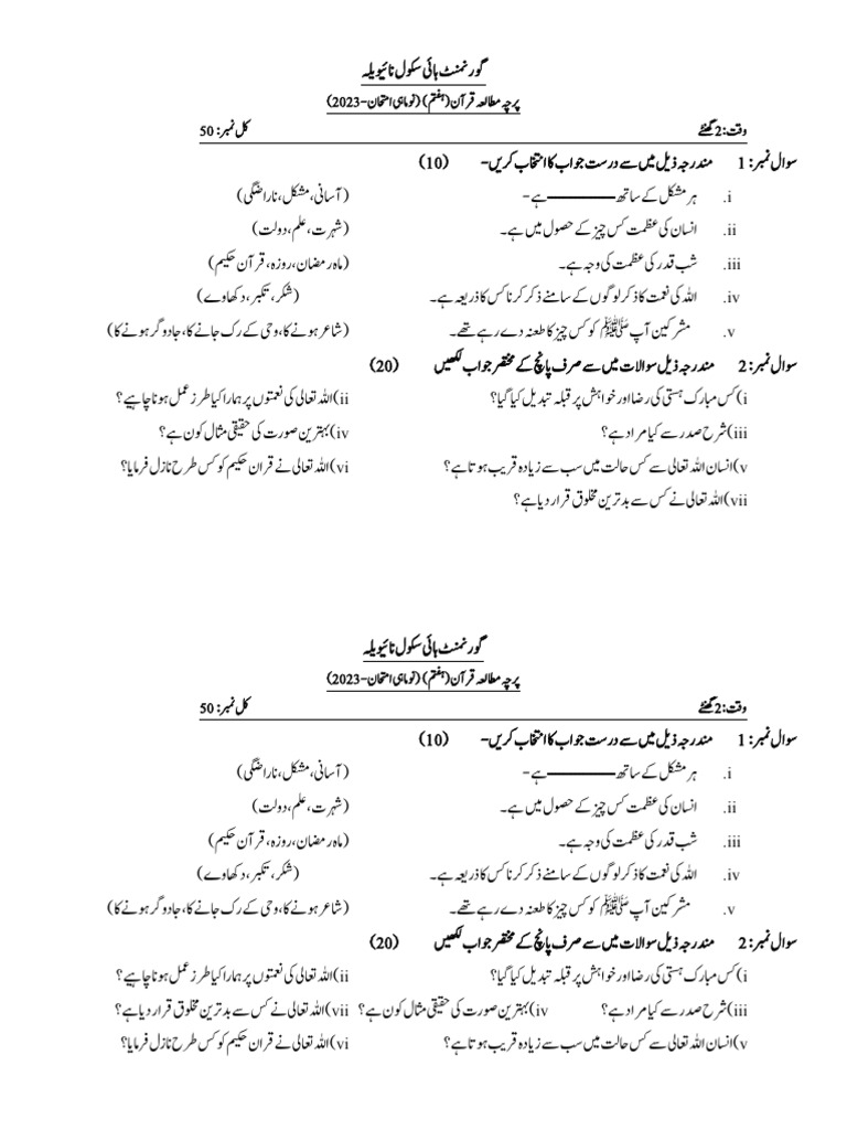 Mutalia QURAN | PDF