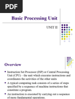 Unit 2-Basic Processing Unit