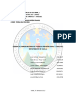 Trabajo Investigación - Juzgado de Primera Instancia de Trabajo, Previsión Social y Familia