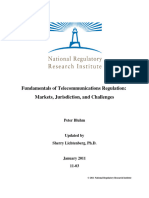 2011-03 Fundamentals of Telecommunications Regulation Markets - Jurisdiction - and Challenges