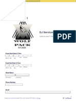 DJ Invoice Template