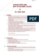 DrZakirNaik-STRUCTURE AND CONTENT OF ISLAMIC TALKS