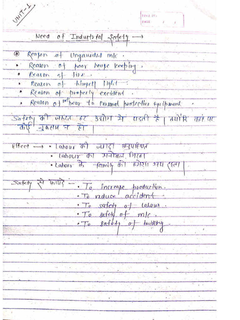 Industrial Safety (In Hindi) PDF