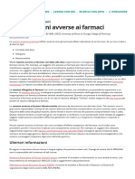 Tipi Di Reazioni Avverse Ai Farmaci - Farmaci - Manuale MSD, Versione Per I Pazienti