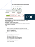 Recursos Naturales: Factores de Crecimiento: Recursos Naturales, Poblacion Y Capital Humano