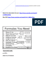 Formulas For Sat