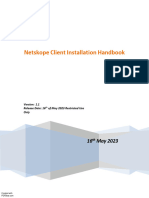Netskope Client Installation Handbook - 102.0.0.1189