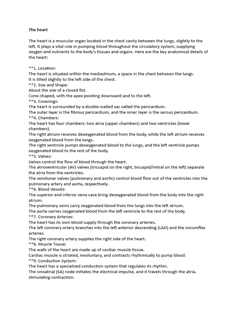 The Heart | PDF
