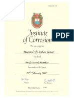 MZT ICORE Certificate