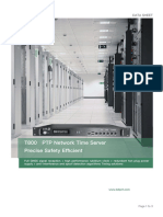 T800 PTP Network Time Server Precise Safety Efficient: Data Sheet