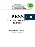 PESS Accomplishment Report