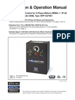 AC 07410827 B Pacesetter Model 2998 Installation Operation Manual NEMA 1 IP 40