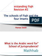 Fiqh Schools and The Four Imams