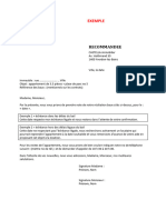 Exemple de Lettre de Resiliation Du Bail - A49a